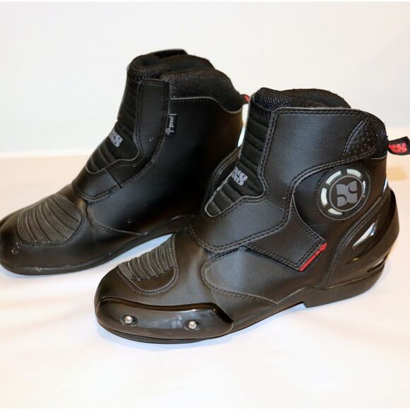 iXS Men's Streetrunner Black Motorcycle Boots US Size 8 EU Size 41 Model X47415 - Picture 2 of 8